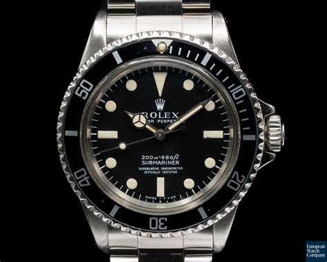 Rolex VINTAGE SUBMARINER 5512 TRIZIO DIAL 